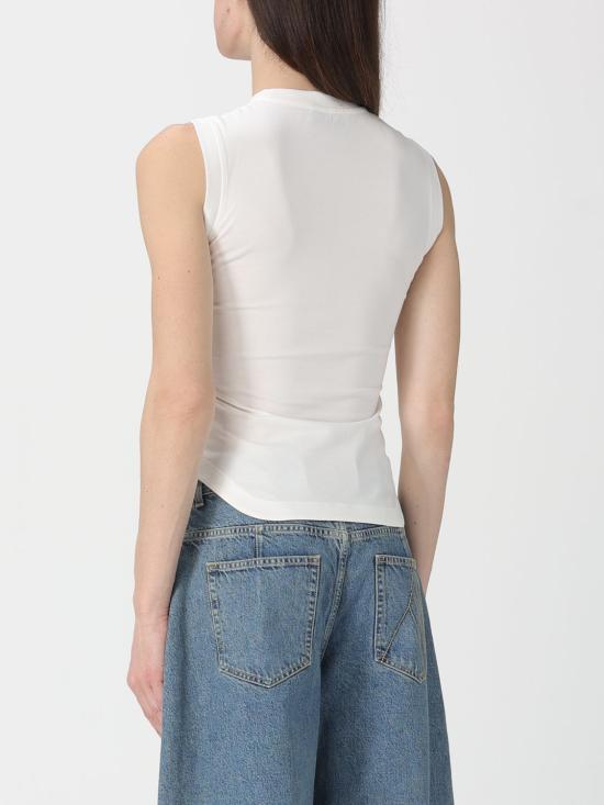 26SS 디 아티코 민소매 티셔츠 260WCN00003JJJ025AA 001 White - THE ATTICO