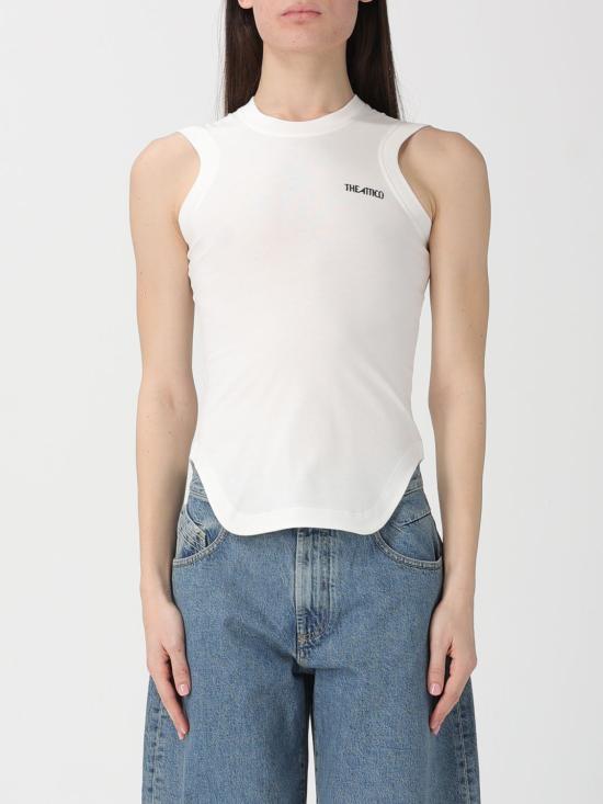 26SS 디 아티코 민소매 티셔츠 260WCN00003JJJ025AA 001 White