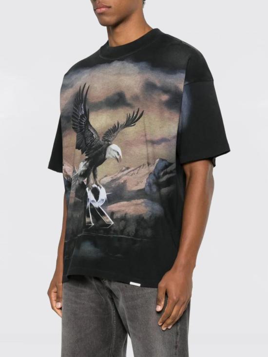 26SS 리프레젠트 반팔 티셔츠 MLM100761 STAINED Black - REPRESENT