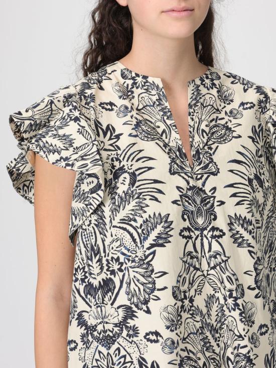 26SS 울라 존슨 블라우스 PS260229 IVFL White - ULLA JOHNSON