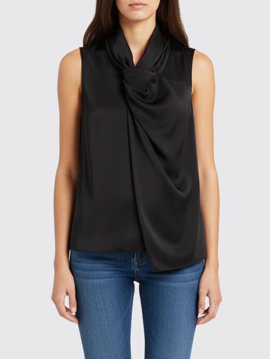 26SS 띠어리 민소매 티셔츠 P1009506 001 Black