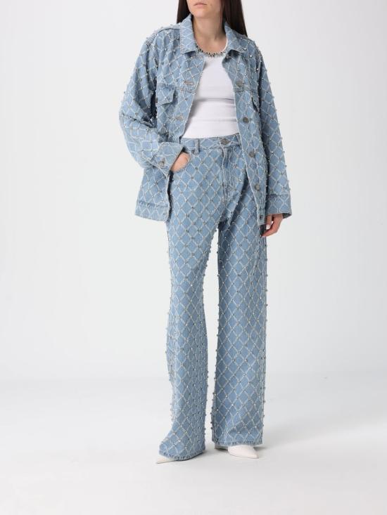 26SS 핑코 데님 자켓 106246A32N PJE Blue - PINKO