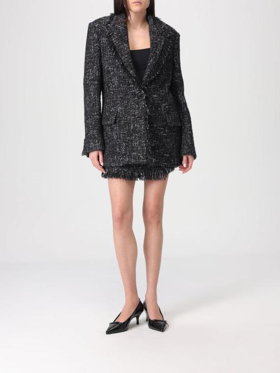 25FW 엠에스지엠 숏팬츠 3941MDB07257621 99 Black - MSGM