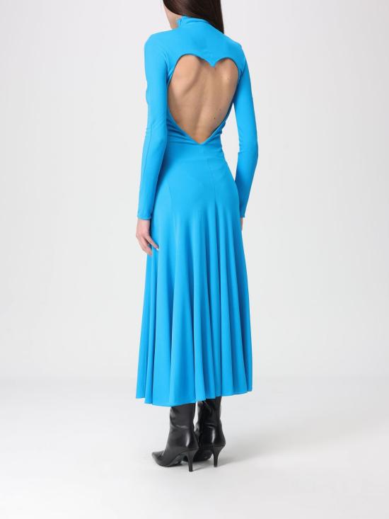 25FW 알라이아 롱 원피스 AA9R2789J070B 556 Blue - ALAIA