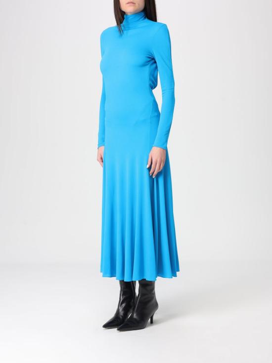 25FW 알라이아 롱 원피스 AA9R2789J070B 556 Blue - ALAIA