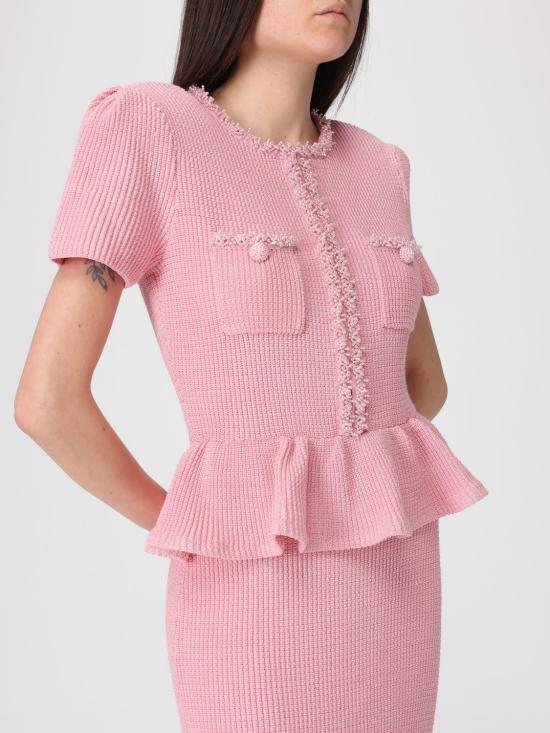 26SS 셀프 포트레이트 롱 원피스 RS26106MP Pink - SELF PORTRAIT