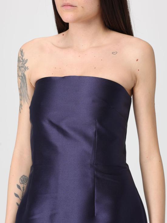 26SS 솔러스런던 롱 원피스 OS46040 NAVY Blue - SOLACE LONDON