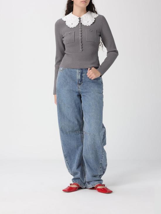 26SS 셀프 포트레이트 스웨터 RS26106TAGR Grey - SELF PORTRAIT