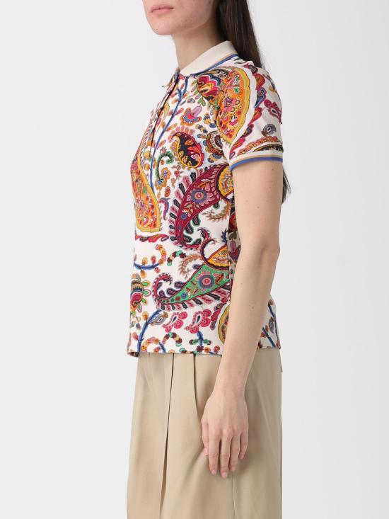 26SS 에트로 폴로 티셔츠 WRMD0001AKH21 X0800 White - ETRO