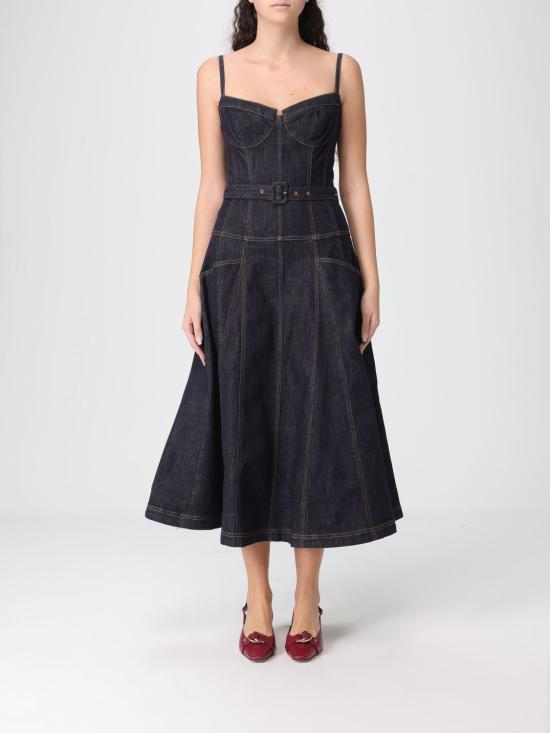 26SS 셀프 포트레이트 롱 원피스 RS26815MABL Blue