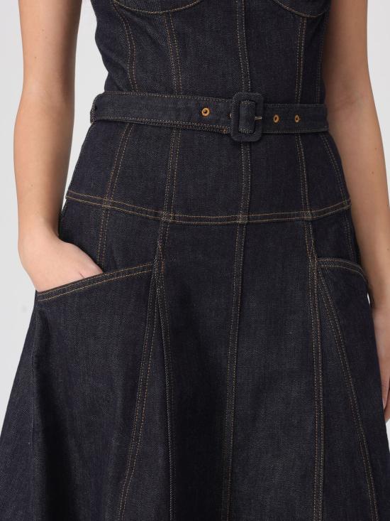 26SS 셀프 포트레이트 롱 원피스 RS26815MABL Blue - SELF PORTRAIT