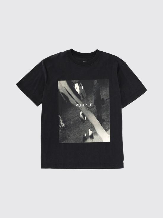 26SS 퍼플 브랜드 반팔 티셔츠 P104TBDS126 Black - PURPLE BRAND