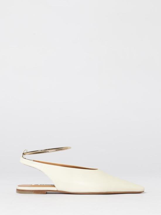 26SS 질샌더 플랫 슈즈 J15WX0018P7588 276 White