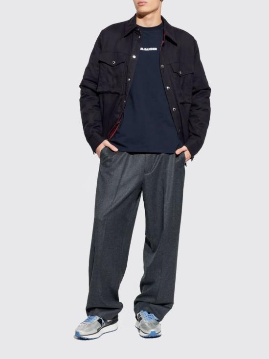 26SS 질샌더 반팔 티셔츠 J22GC0237J20103 401 Navy - JIL SANDER