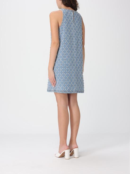 26SS 핑코 롱 원피스 106245A32N PJE Blue - PINKO