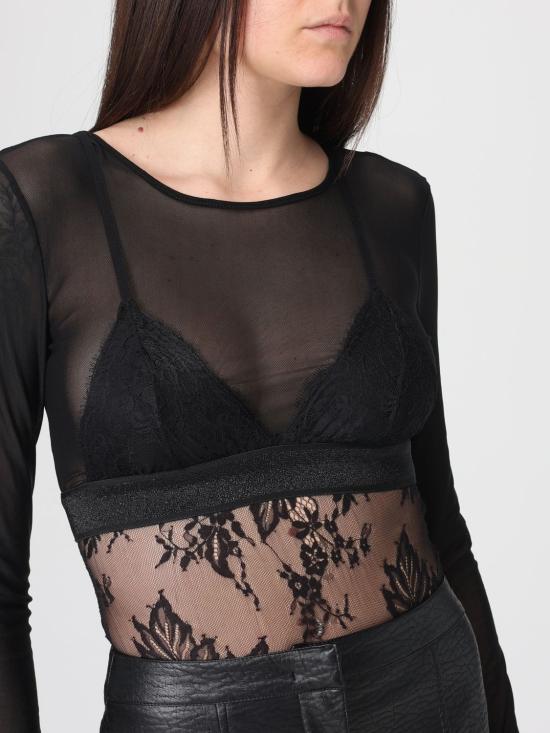 26SS 핑코 긴팔 티셔츠 106272A33E Z99 Black - PINKO