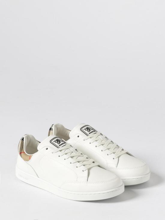 26SS 버버리 레더 세트 스니커즈 8118850 White - BURBERRY