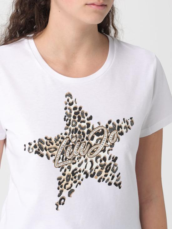 26SS 리우조 반팔 티셔츠 WA6493JS923 P9656 White 1 - LIU JO