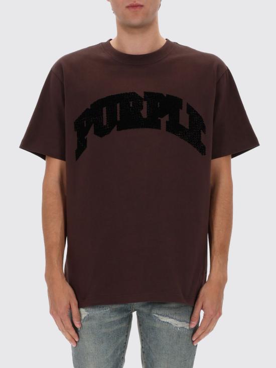 26SS 퍼플 브랜드 반팔 티셔츠 P117HBFP126 BLACK Brown