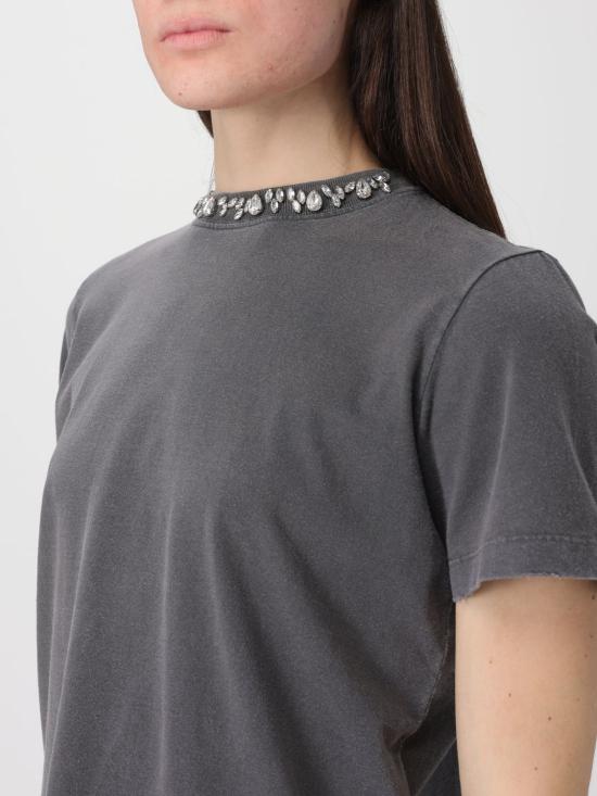 26SS 골든구스 반팔 티셔츠 GWP01220P000670 60318 Charcoal - GOLDEN GOOSE