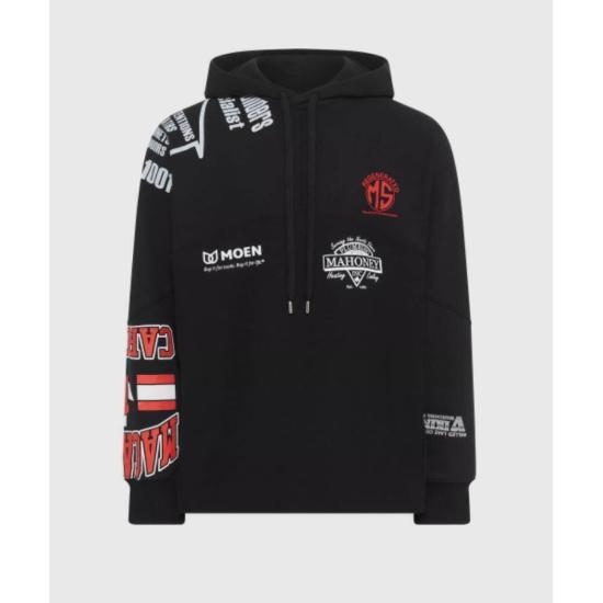 25FW 마린세르 후드 티셔츠 MRSU252PRSW079BK BK99 BLACK DOM