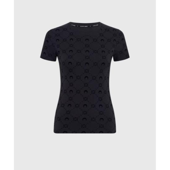 25FW 마린세르 반팔 티셔츠 MRSW252PRTS028BK BK99 BLACK DOM