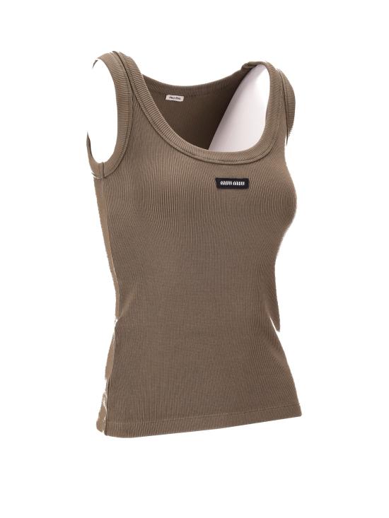 26SS 미우미우 반팔 티셔츠 MJT694SOOO1464 F0161 MILITARE - MIU MIU