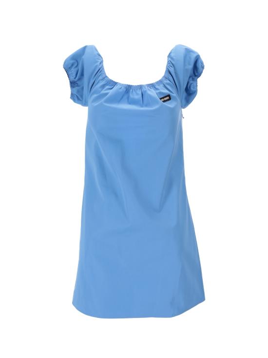 26SS 미우미우 포플린 미니드레스 MF6182SOOO1BMS F0013 AZZURRO