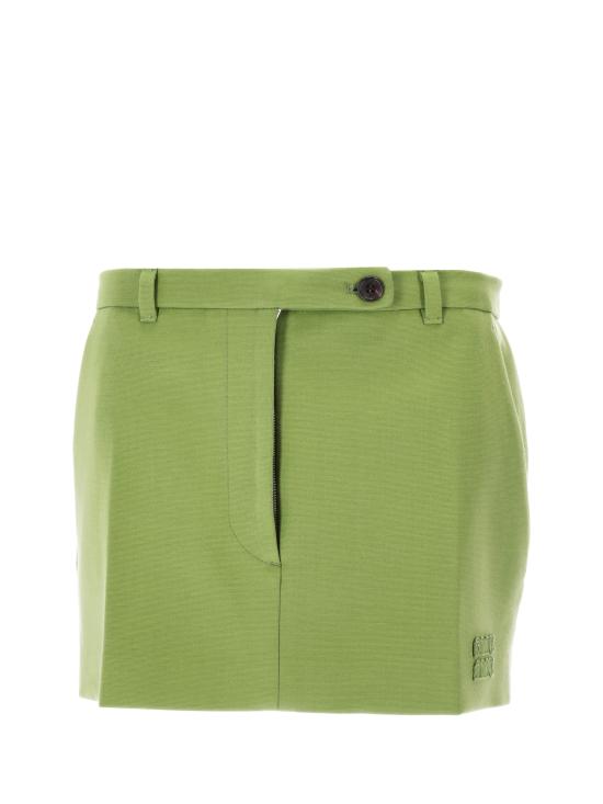 26SS 미우미우 숏 스커트 MG2573SOOO18FQ F0089 VERDE