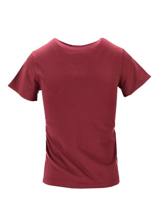 26SS 미우미우 반팔 티셔츠 MJNA17SOOO1841 F0X61 AMARANTO TALCO - MIU MIU