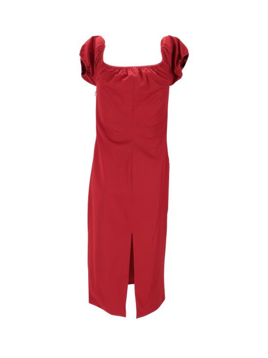 26SS 미우미우 미디 원피스 MF6183SOOO1BMS F0011 ROSSO - MIU MIU