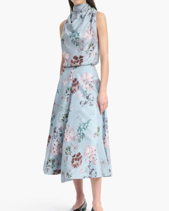  알투자라 미디 스커트 바르다  스톰 플라워즈 - ALTUZARRA