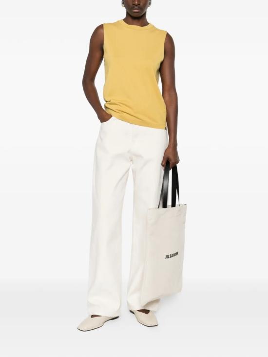 26SS 익스트림캐시미어 민소매 티셔츠 PLAYERCORN Yellow - EXTREME CASHMERE