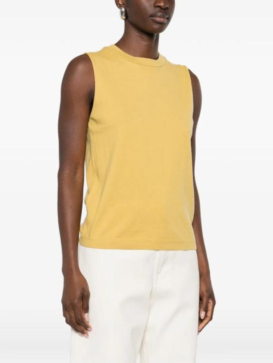 26SS 익스트림캐시미어 민소매 티셔츠 PLAYERCORN Yellow - EXTREME CASHMERE