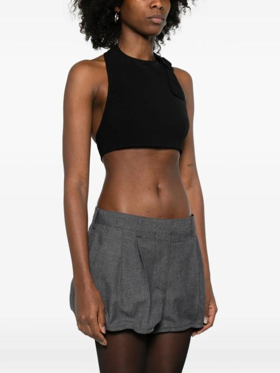 26SS 쿠레쥬 트레이닝 티셔츠 126CBR091PL01599999 Black - COURREGES