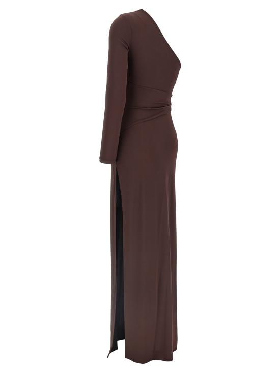 26SS 엘리자베타프랜치 롱 원피스 ABR2561E2644 Brown - ELISABETTA FRANCHI