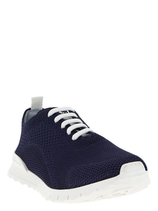 26SS 키톤 니트 핏 러닝 슈즈 USSFITSN00809020H7 Blue - KITON