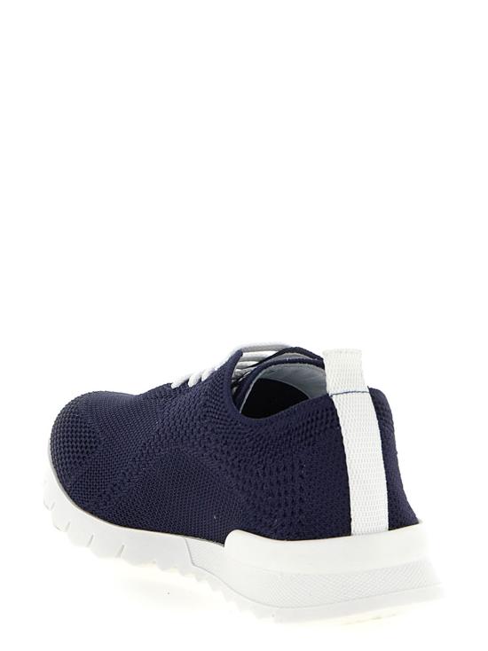 26SS 키톤 니트 핏 러닝 슈즈 USSFITSN00809020H7 Blue - KITON