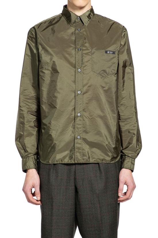 26SS 프라다 긴팔 셔츠 SC8341WQ9 F0161 GREEN