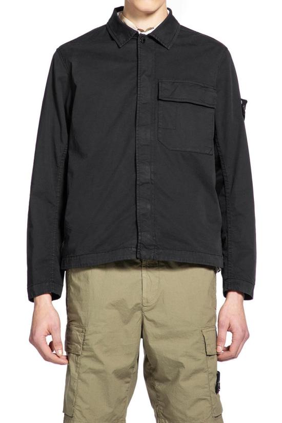 26SS 스톤 아일랜드 긴팔 셔츠 1200013S0A10 V0029 Black