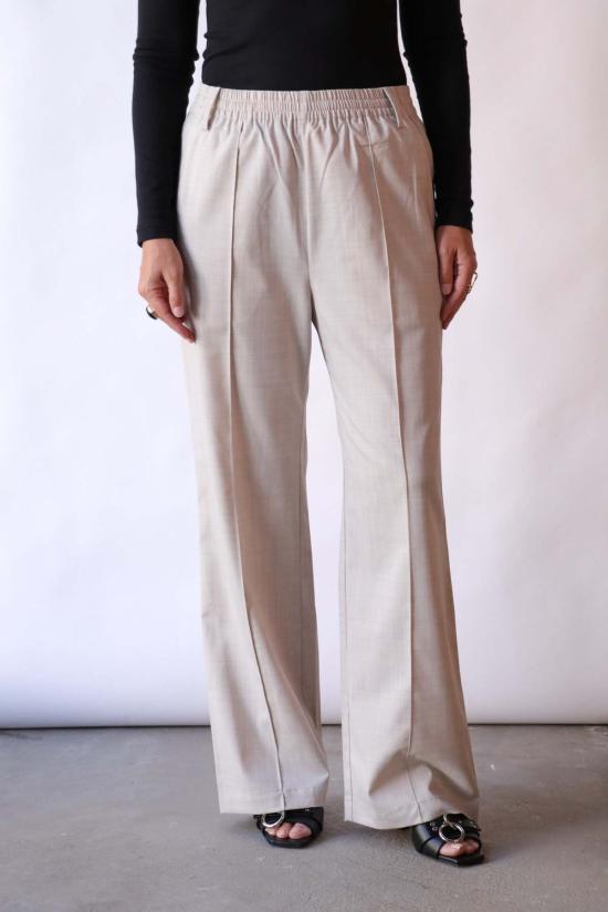  티비 스트레이트 팬츠 스코티 조거 오트밀 멜란지