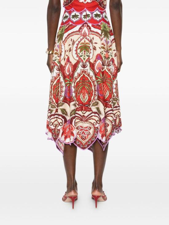 26SS 팜 리오 롱 스커트 344016 26078 ODARA RED - FARM RIO