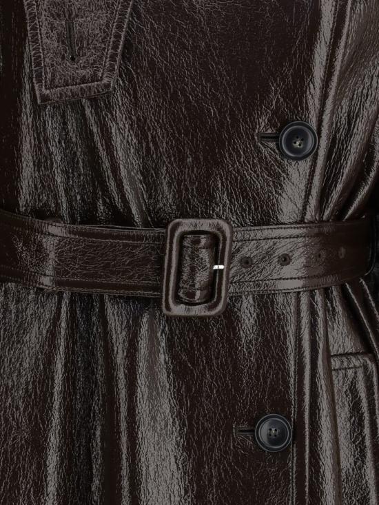 25FW 스포트막스 BAIRO 코티드 코튼 트렌치 2522016043600 002 BROWN - SPORTMAX