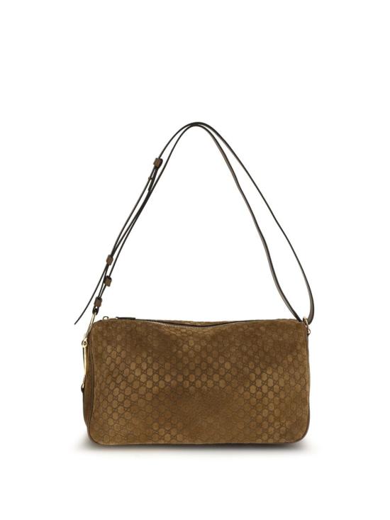 26SS 구찌 하프 홀스빗 미디엄 숄더백 860787AAEE7 2118 BROWN