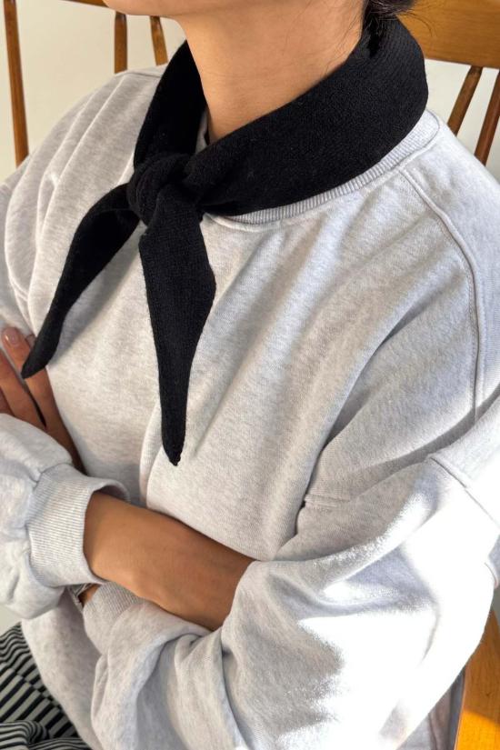  르 본 숍 머플러/스카프 Le Bon Shoppe 캐시미어 반다나 스카프 블랙 - Le Bon Shoppe