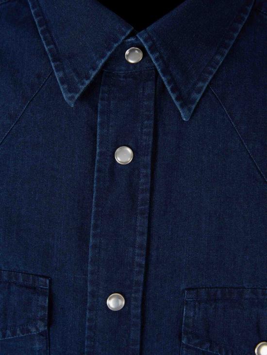 26SS 톰포드 긴팔 셔츠 HDS001 FMC28 UCC NAVY DARK DENIM BLUE - TOMFORD