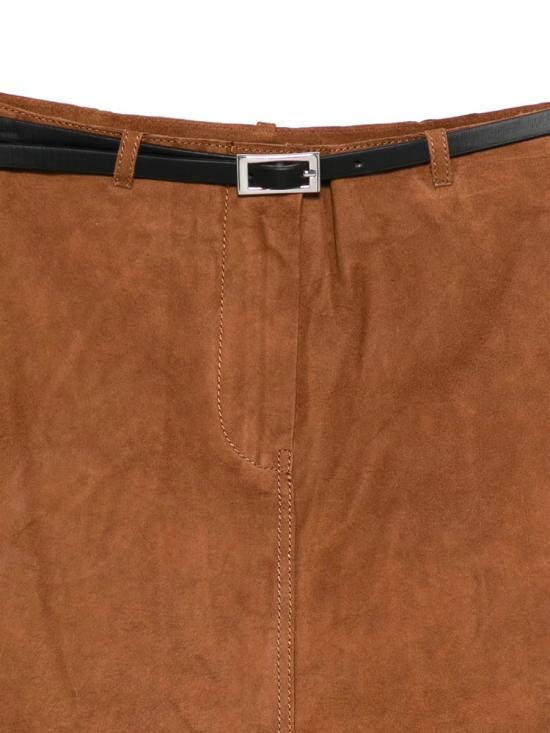 25FW 삼소앤삼소 미디 스커트 F25300162 63096 191241TCX TORTOISE SHELL BROWN - SAMSOE SAMSOE