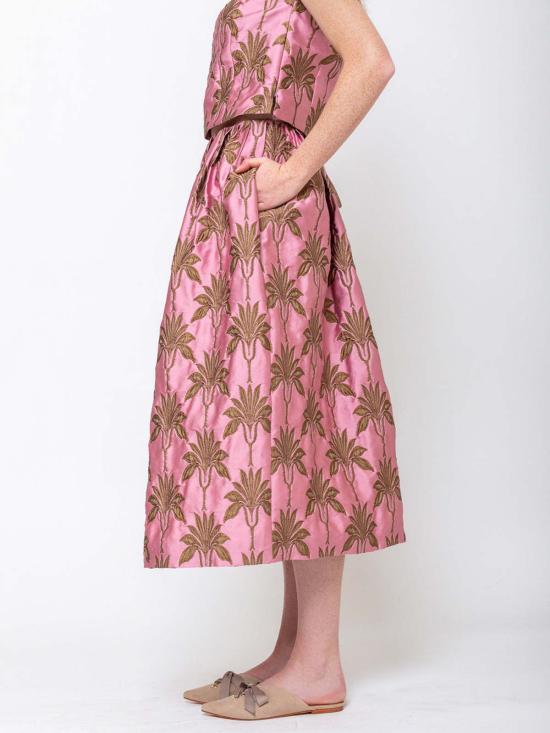  오디 미디 스커트 오데 마텔라세 팜 스커트 - ODEEH