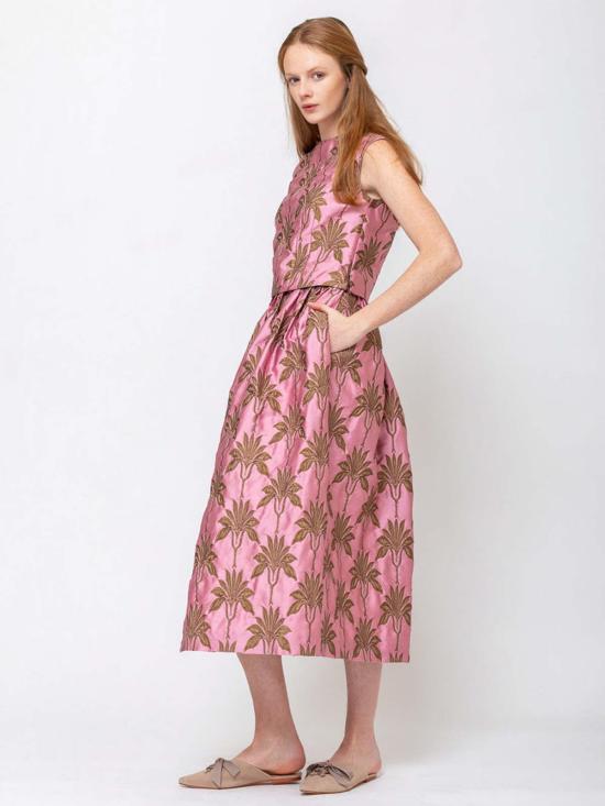  오디 미디 스커트 오데 마텔라세 팜 스커트