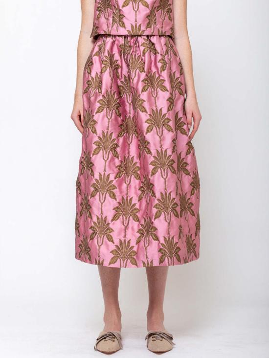  오디 미디 스커트 오데 마텔라세 팜 스커트 - ODEEH